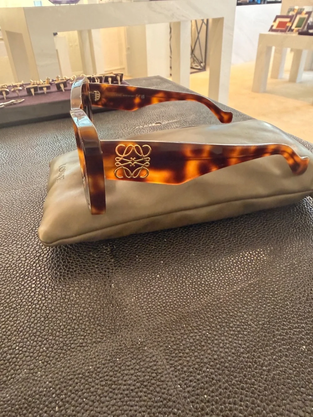 LOEWE Beveled Cateye Sunglasses